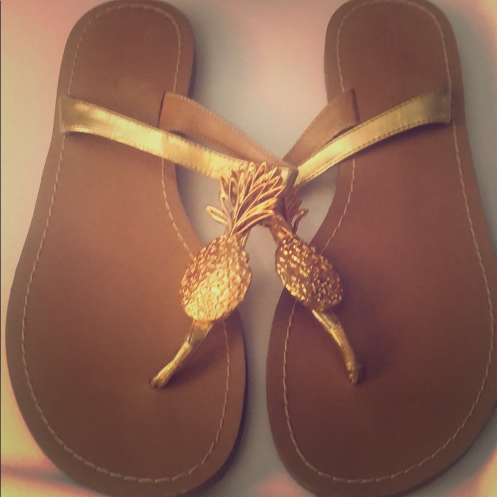 Pineapple sandals